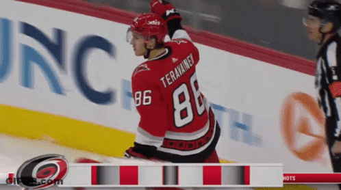 Hockey Player Number 86 On Ice GIF