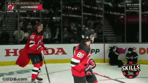 Hockey Player Number 86 On Ice GIF