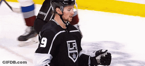 Hockey Player Number 9 GIF