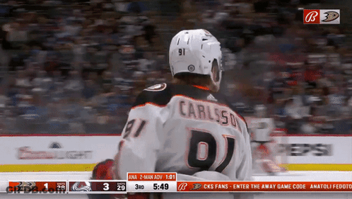 Hockey Player Number 91 GIF