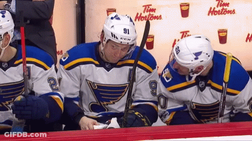 Hockey Player Number 91 Talking GIF