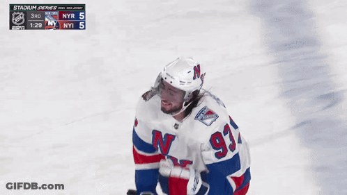 Hockey Player Number 93 GIF