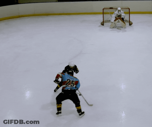Hockey Player Number 95 On Ice GIF
