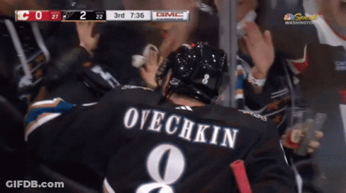 Hockey Player Ovechkin Jersey GIF