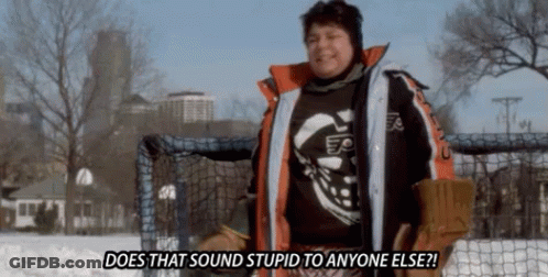 Hockey Player Saying Does That Sound Stupid To Anyone Else GIF