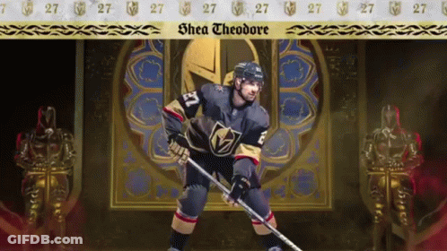 Hockey Player Shea Theodore GIF