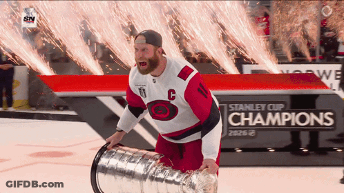 Hockey Player Stanley Cup Champions GIF