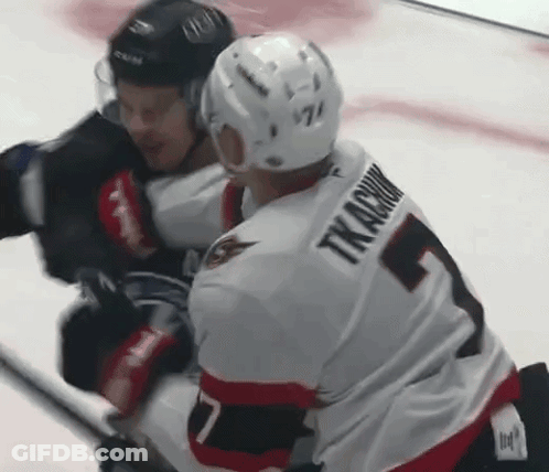Hockey Player Tkachuk GIF