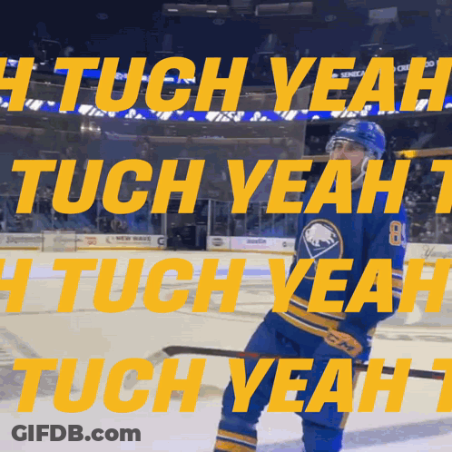 Hockey Player Tuch Yeah GIF