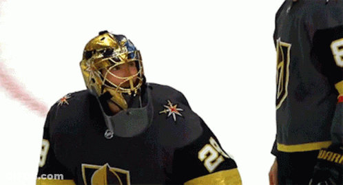Hockey Player Wearing Black Jersey Number 2 GIF