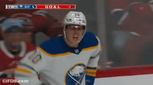 Hockey Player Wearing Number 10 Jersey GIF