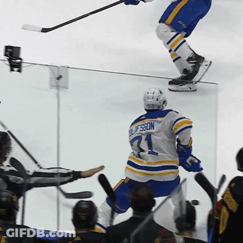 Hockey Player Wearing Number 31 GIF
