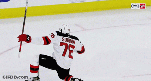 Hockey Player Wearing Number 76 Jersey GIF