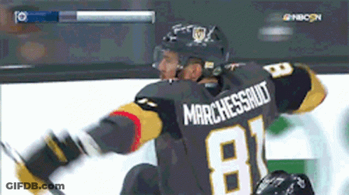 Hockey Player Wearing Number 81 Jersey GIF