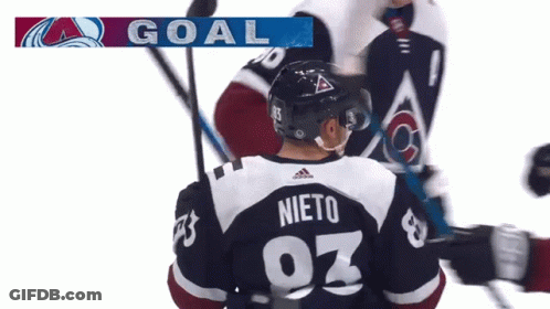 Hockey Player Wearing Number 93 Jersey GIF