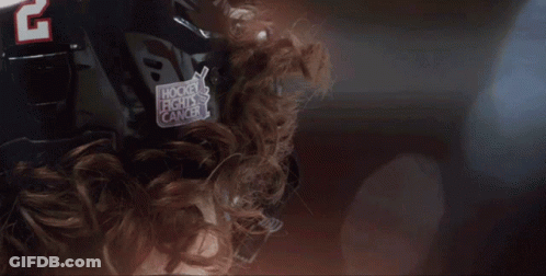 Hockey Player Wearing Oakley Helmet GIF