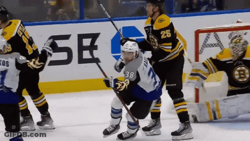 Hockey Player With 38 Jersey GIF