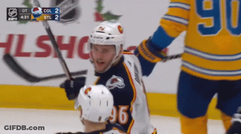 Hockey Player With 96 Jersey GIF
