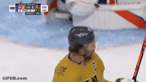 Hockey Player With C On Shirt GIF