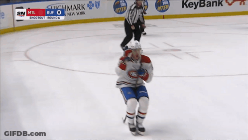 Hockey Player With Jersey Number 55 GIF