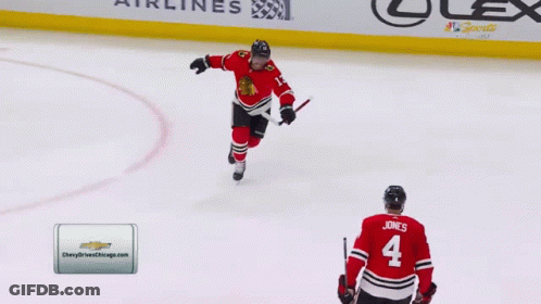 Hockey Player With Number 13 On Shirt GIF