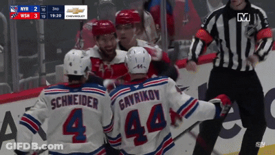 Hockey Player With Number 44 Jersey GIF
