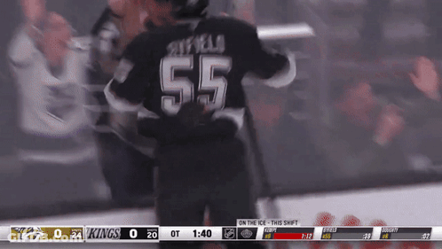 Hockey Player With Number 55 Jersey GIF