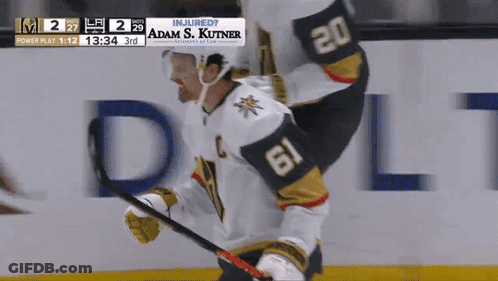 Hockey Player With Number 81 GIF
