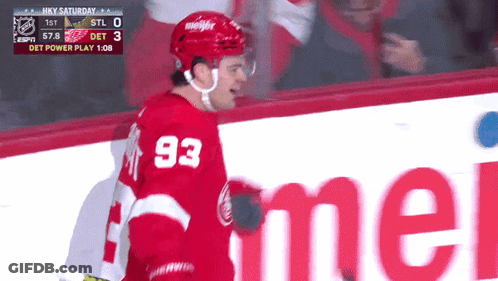 Hockey Player With Number 93 GIF