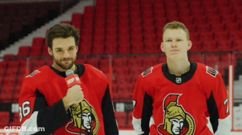 Hockey Player With Number 96 On Jersey GIF
