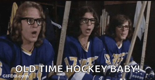 Hockey Players Yelling In Locker Room GIF