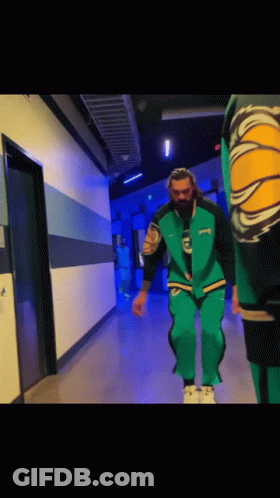 Hockey Puck With Tiger And Meyerz Goal #14 GIF