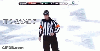 Hockey Referee Says Game 7 GIF