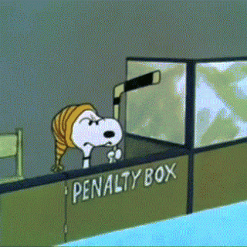 Hockey Snoopy GIF