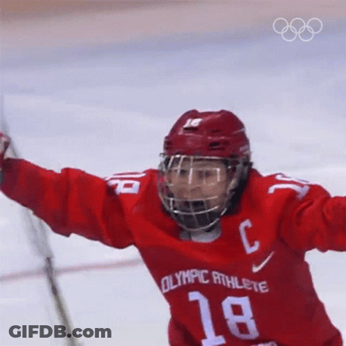 Hockey Team Happy Celebration Group Hug GIF