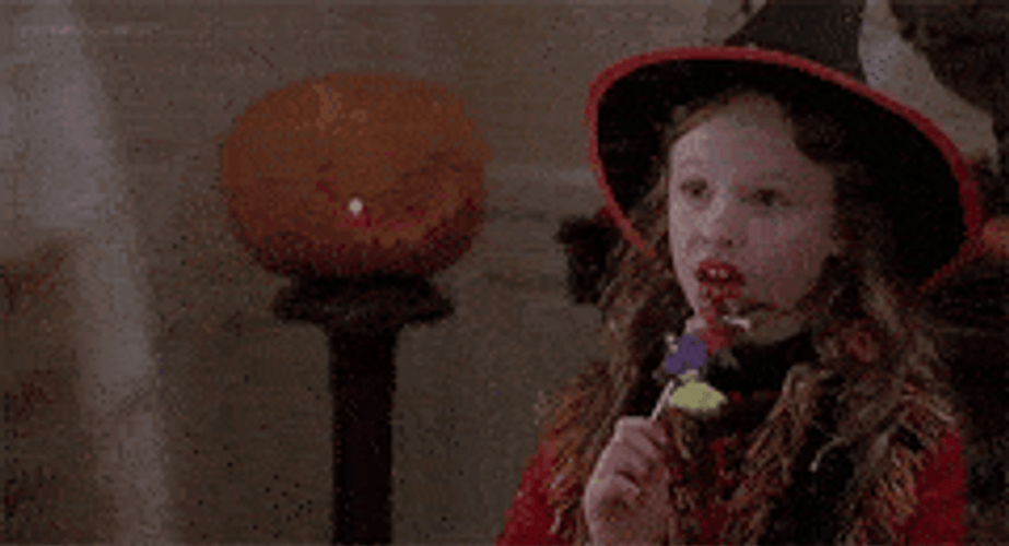 Hocus Pocus Dani Eating Candy GIF