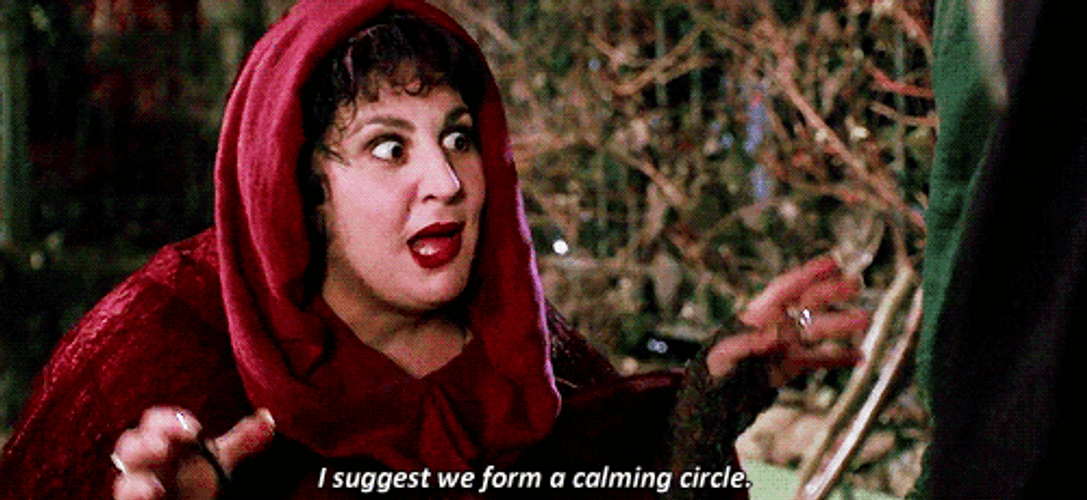 Hocus Pocus Form A Calming Circle GIF