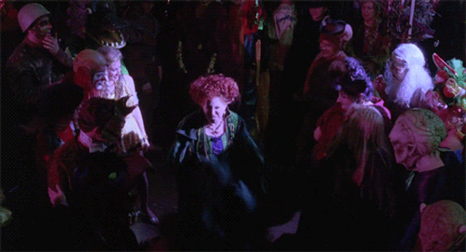 Hocus Pocus Winifred Party Dance GIF