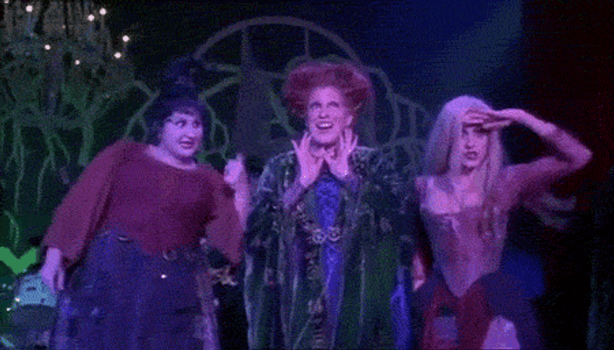Hocus Pocus Witches Halloween Dance GIF