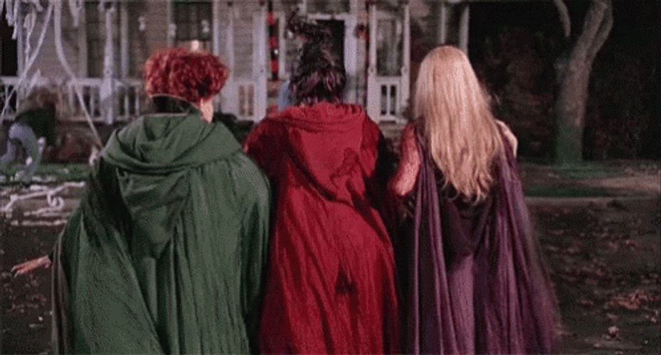 Hocus Pocus Witches Turn Around GIF