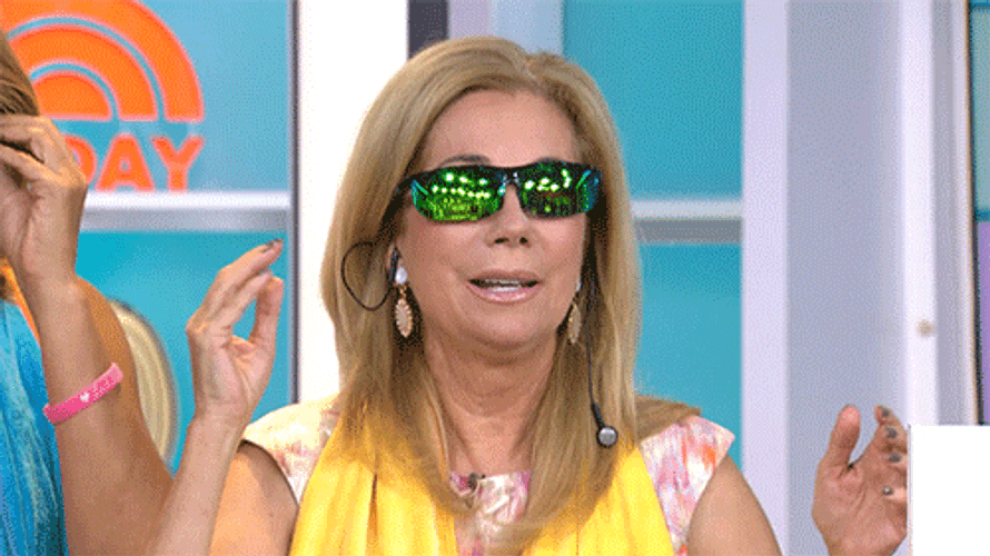 Hoda Kotb Wearing Sunglasses GIF