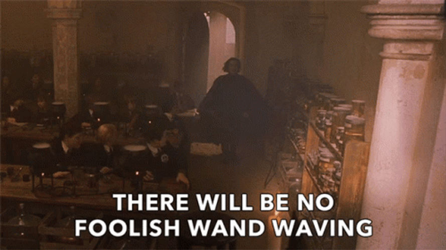 Hogwarts Snape Incantation In This Class GIF