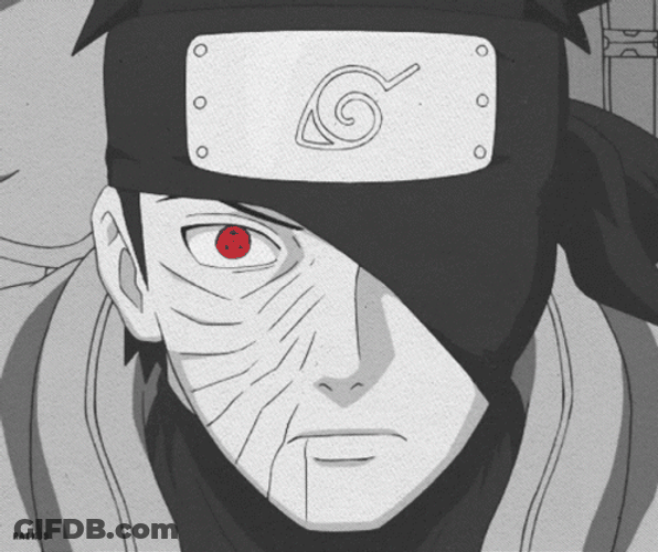 Hokage Obito Uchiha Face GIF