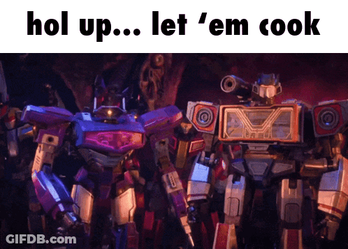 Hol Up Let Em Cook Robots GIF