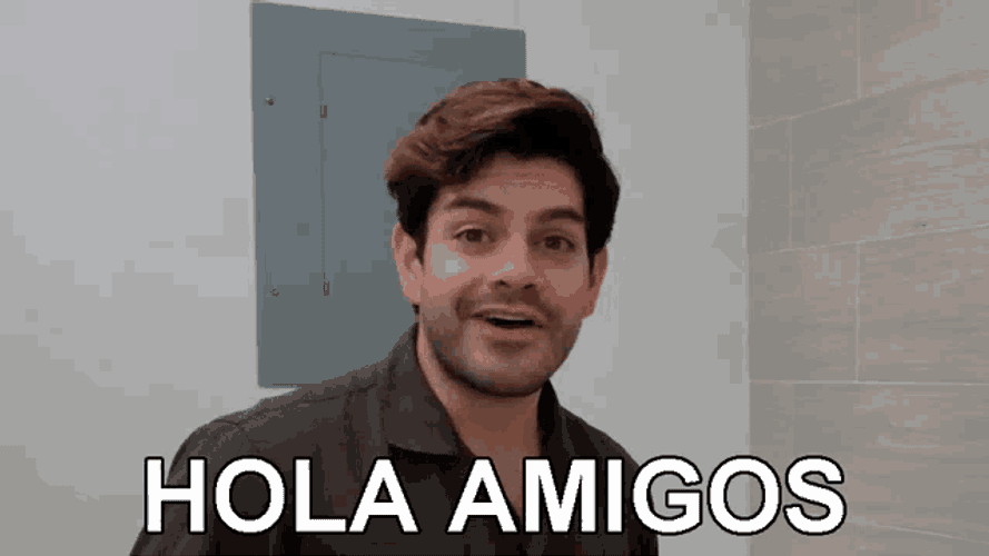 Hola Amigos Hector De La Hoya GIF