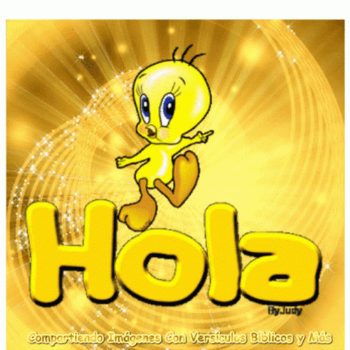 Hola Dancing Tweety GIF