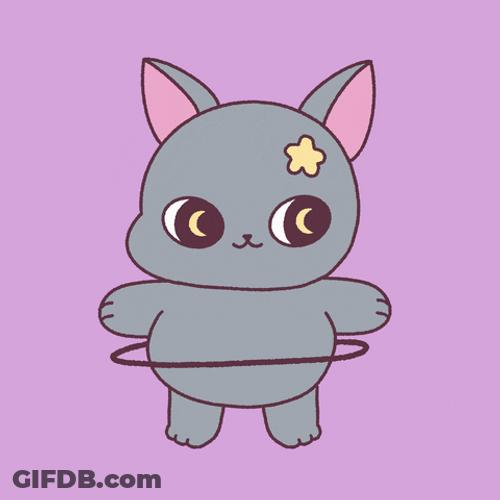 Hola Hoop Cat Breakdancing GIF