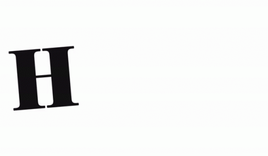 Hola Moving Text GIF