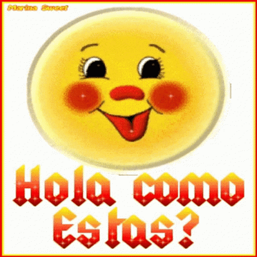 Hola Sun Emoji GIF