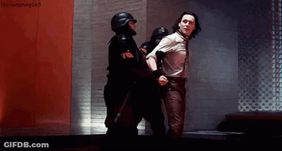 Hold Me Back Loki GIF